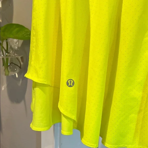 Bright Yellow Tennis Skirt - Picture 2 of 6